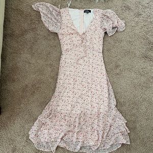 Flowy Floral Long Dress
